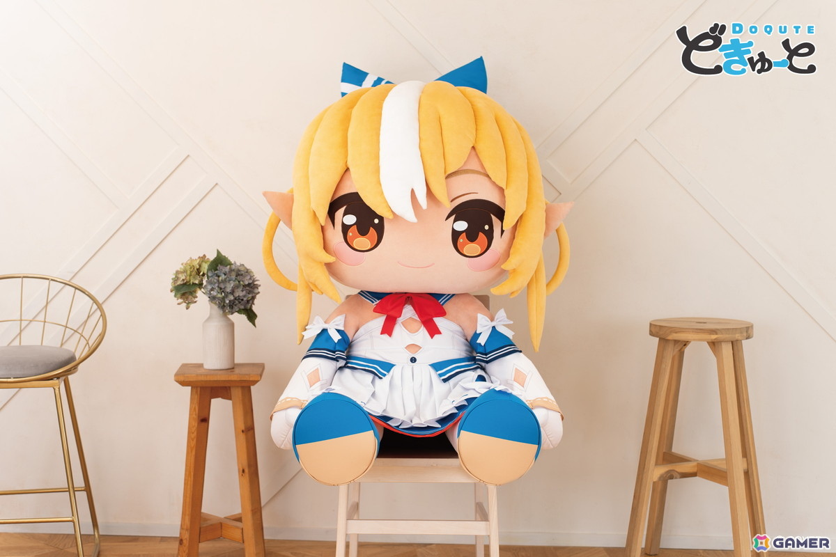 ホロライブプロダクションより兎田ぺこらさん、不知火フレアさん、白銀ノエルさん、宝鐘マリンさんが超特大ぬいぐるみ「どきゅーと」になって登場！の画像7