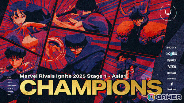 REJECTの「マーベル・ライバルズ」部門が「Marvel Rivals IGNITE 2025 Stage 1 - Asia」無敗優勝でアジア王者に！の画像1