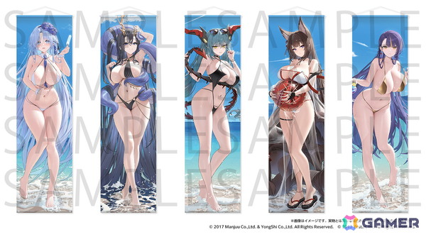 「アズールレーン サマーフェア2025 POP UP STORE」7月25日より開催！テーマは「水着と濡髪」の画像2