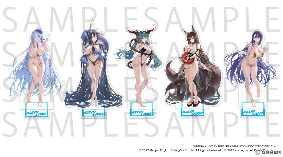 「アズールレーン サマーフェア2025 POP UP STORE」7月25日より開催!テーマは「水着と濡髪」の画像