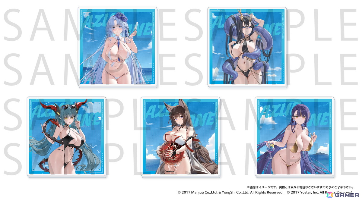「アズールレーン サマーフェア2025 POP UP STORE」7月25日より開催!テーマは「水着と濡髪」の画像