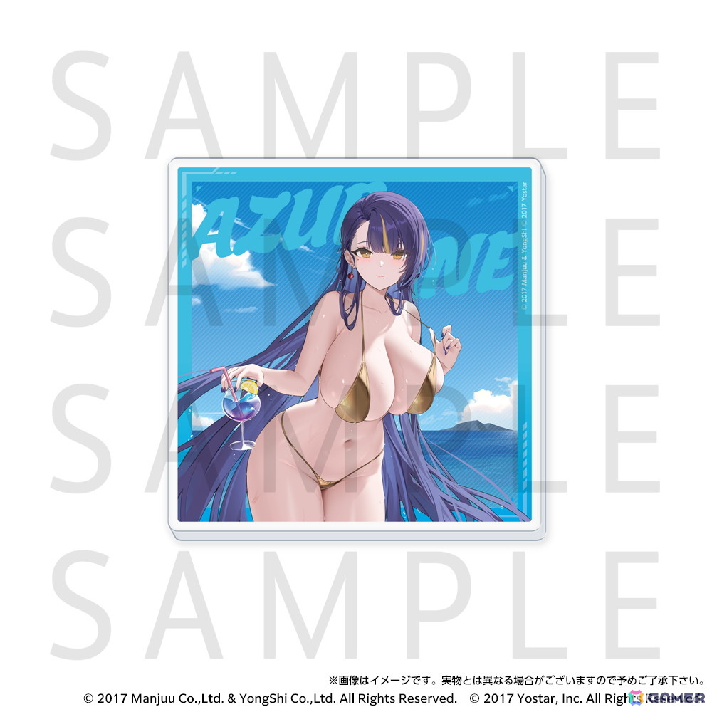 「アズールレーン サマーフェア2025 POP UP STORE」7月25日より開催！テーマは「水着と濡髪」の画像30