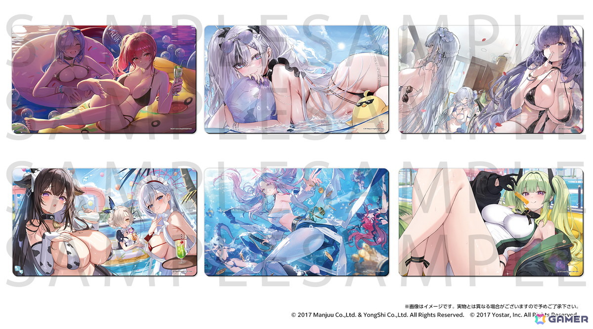 「アズールレーン サマーフェア2025 POP UP STORE」7月25日より開催!テーマは「水着と濡髪」の画像