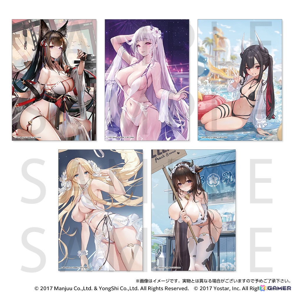 「アズールレーン サマーフェア2025 POP UP STORE」7月25日より開催!テーマは「水着と濡髪」の画像