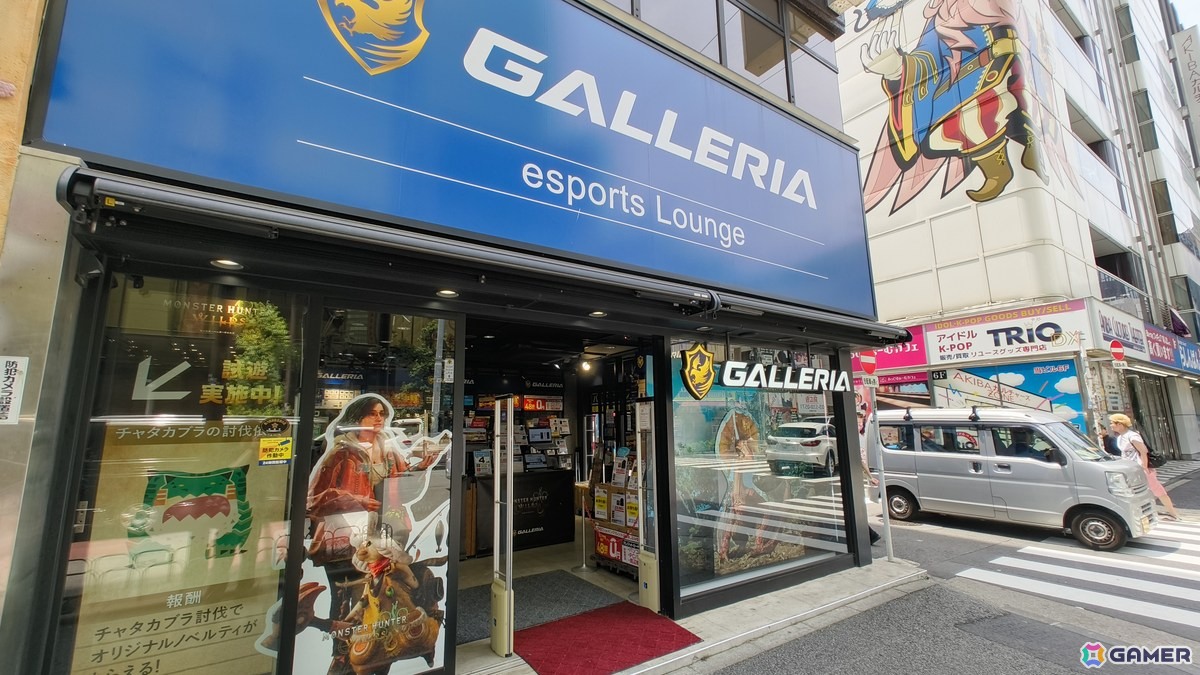 「GALLERIA esports Lounge」と「モンスターハンターワイルズ」のコラボイベントが開催!イャンクックのパネルなど店舗がモンハン仕様にの画像