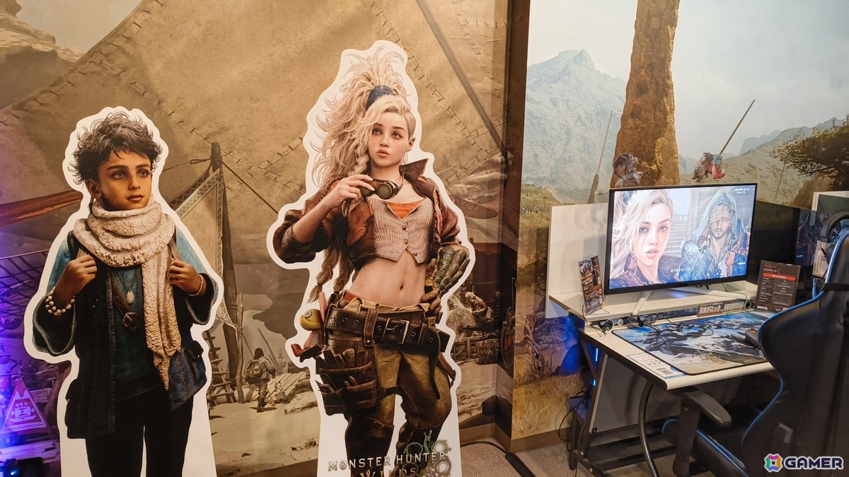 「GALLERIA esports Lounge」と「モンスターハンターワイルズ」のコラボイベントが開催!イャンクックのパネルなど店舗がモンハン仕様にの画像