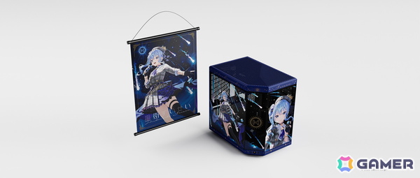 hololive所属VTuberタレント・星街すいせいさんとコラボしたPCケースとキーキャップ＆マウスパッドの発売日が7月5日に決定！の画像1