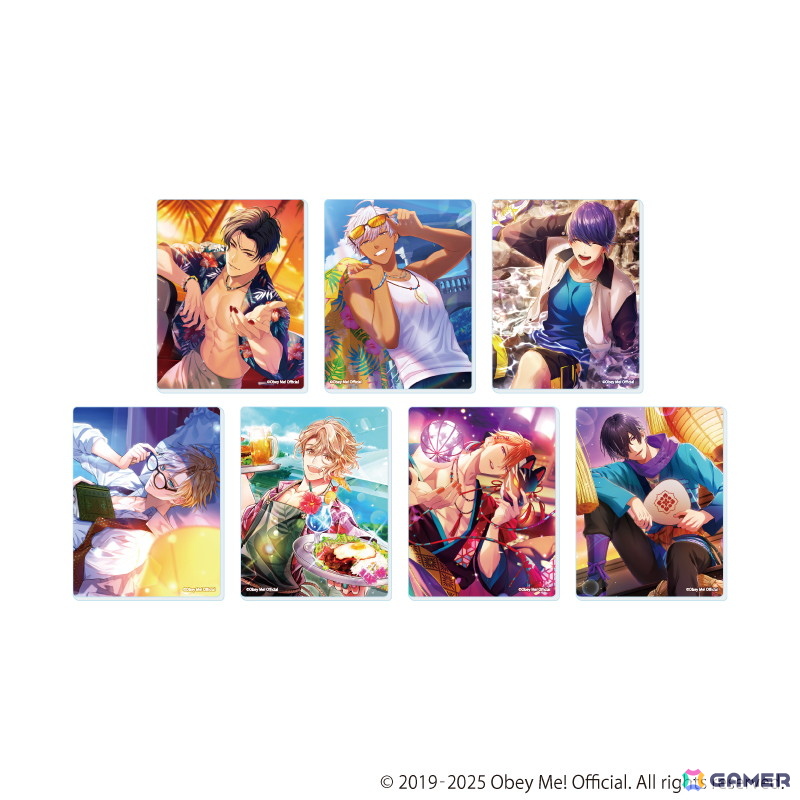 「Obey Me! Nightbringer」の新作グッズが「eeo Store online」にて先行販売！ルシファーたちイケメン悪魔が妖怪になった“百鬼夜行”テーマのレトロアートもの画像