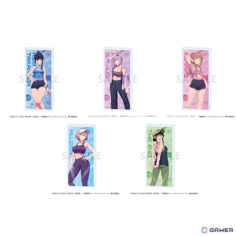 「グリッドマン ユニバース POP UP SHOP in ゲーマーズ」が7月26日より開催!スポーツウェア姿のイラストを使用したグッズがラインナップの画像