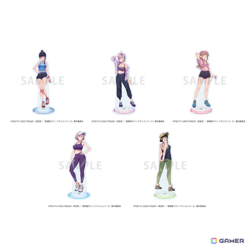 「グリッドマン ユニバース POP UP SHOP in ゲーマーズ」が7月26日より開催!スポーツウェア姿のイラストを使用したグッズがラインナップの画像