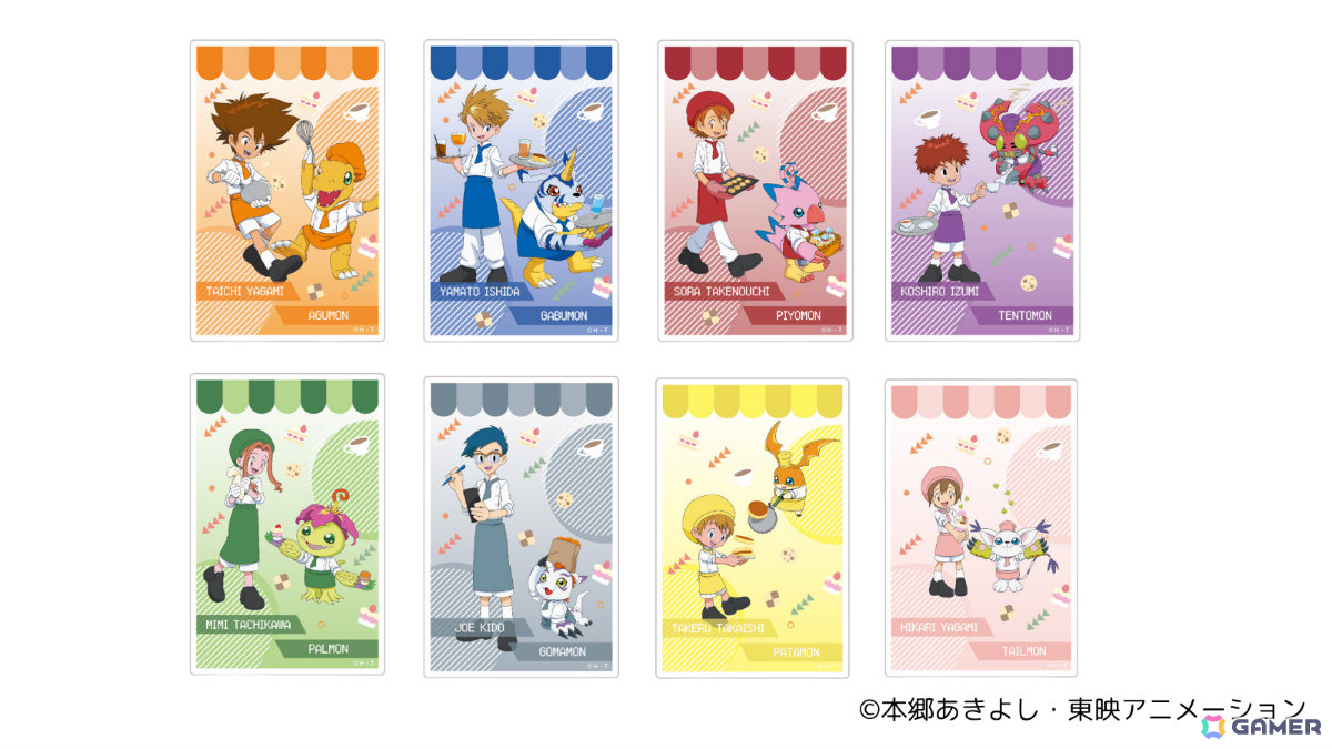 アニメ「デジモンアドベンチャー」×and GALLERYのコラボカフェが本日より池袋・道頓堀・名古屋で開催!の画像
