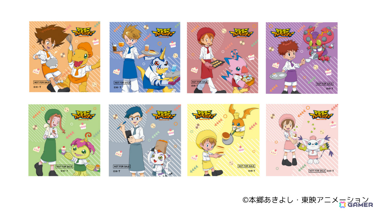 アニメ「デジモンアドベンチャー」×and GALLERYのコラボカフェが本日より池袋・道頓堀・名古屋で開催!の画像