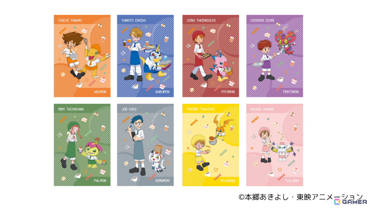 アニメ「デジモンアドベンチャー」×and GALLERYのコラボカフェが本日より池袋・道頓堀・名古屋で開催!の画像