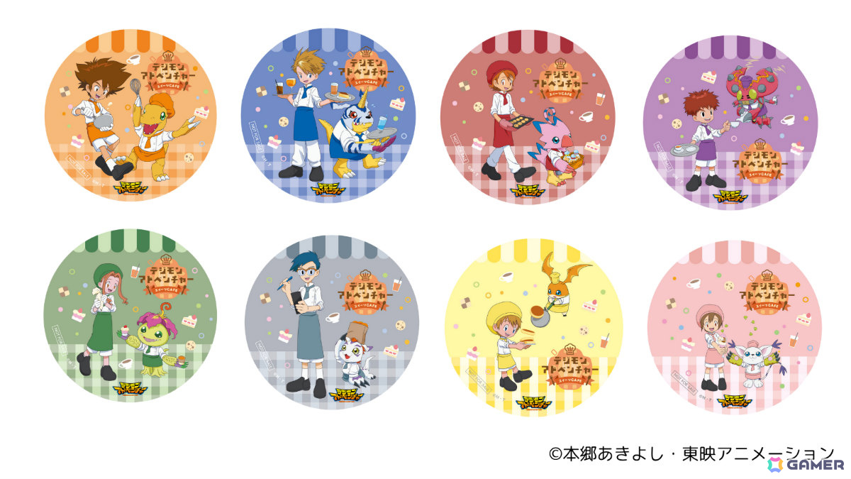 アニメ「デジモンアドベンチャー」×and GALLERYのコラボカフェが本日より池袋・道頓堀・名古屋で開催!の画像