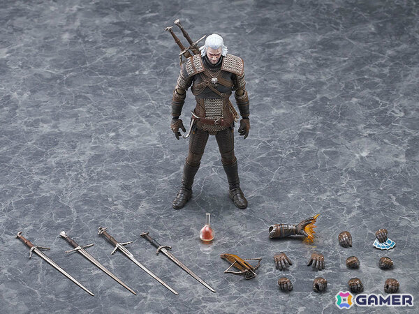 「ウィッチャー3」の主人公・ゲラルトがfigmaになって登場!銀の剣やグウェントなど豊富なパーツも付属の画像7