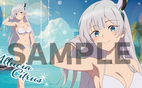 TVアニメ「片田舎のおっさん、剣聖になる」水着に身を包んだアリューシア＆スレナのほぼ等身大タペストリーやラバーデスクマット、アクスタ、BIG缶バッジが登場！