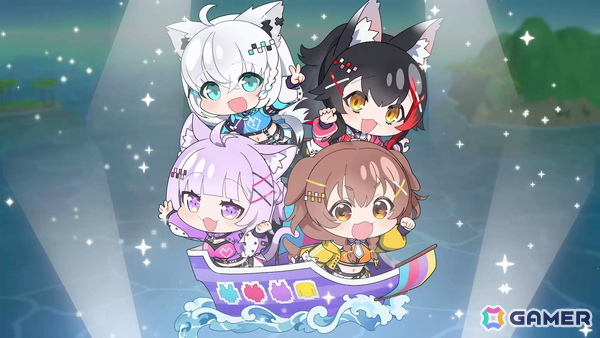 ホロライブお宝マウンテン」白上フブキさん、大神ミオさん、猫又