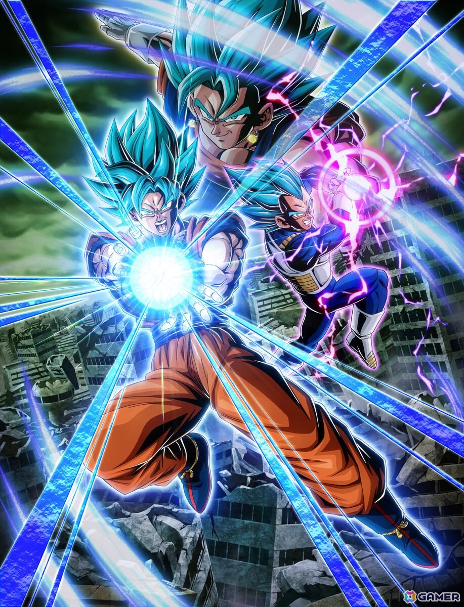 LR 超サイヤ人ゴッドSS孫悟空+超サイヤ人ゴッドSSベジータ