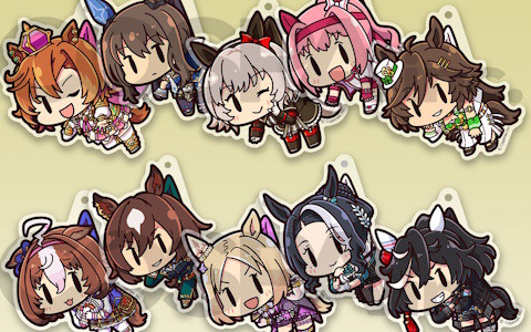 二次元コスパより「ウマ娘 プリティーダービー」のテイエムオペラオーをはじめとした10人ウマ娘たちが「アクリルつままれ」になって登場！
