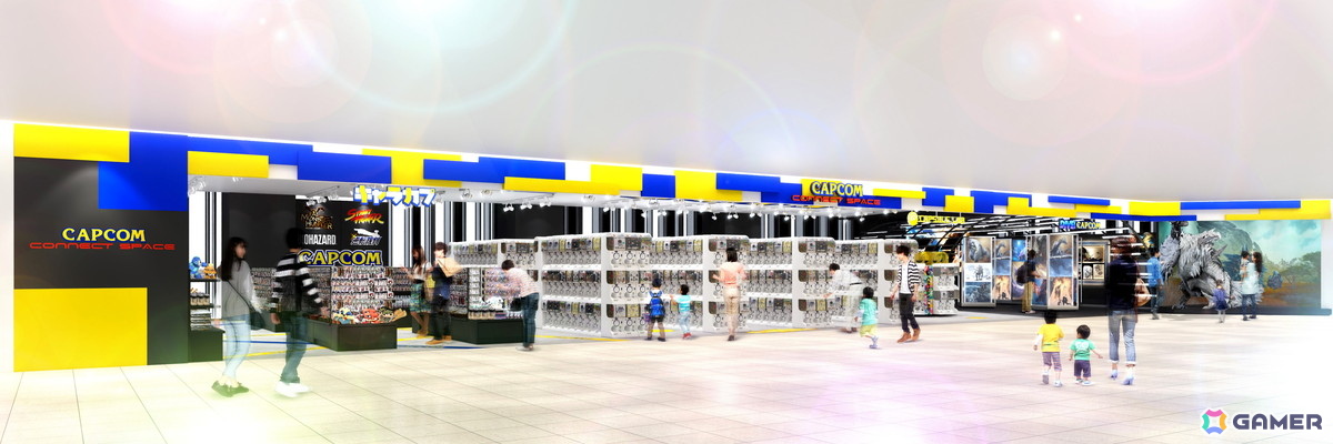 カプコンの体感型エンタメ空間「CAPCOM CONNECT SPACE」がKITTE大阪にて7月18日よりオープン!キャラグッズショップやカプセルトイなどを用意の画像