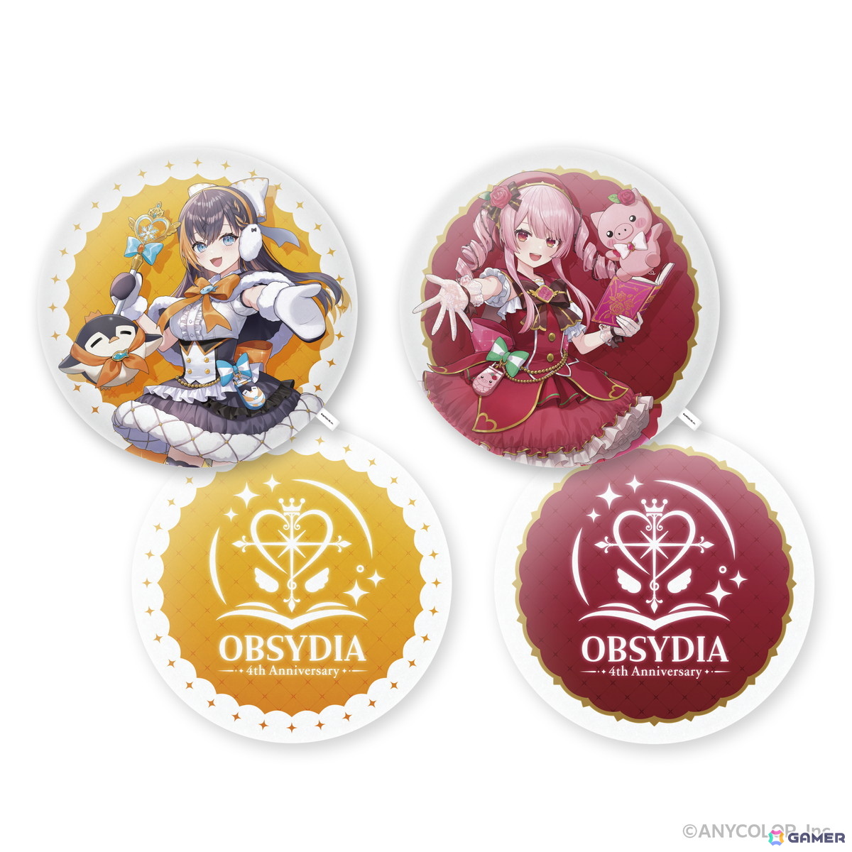 「NIJISANJI EN」に所属する「OBSYDIA」の活動開始4周年を記念したグッズが7月14日13時より予約受付開始!の画像