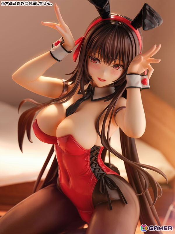 「アマカノ2＋」よりバニースーツ姿の黒姫結灯が1/4スケールで立体化！しなやかなボディラインや艷やかなスーツの質感に注目の画像