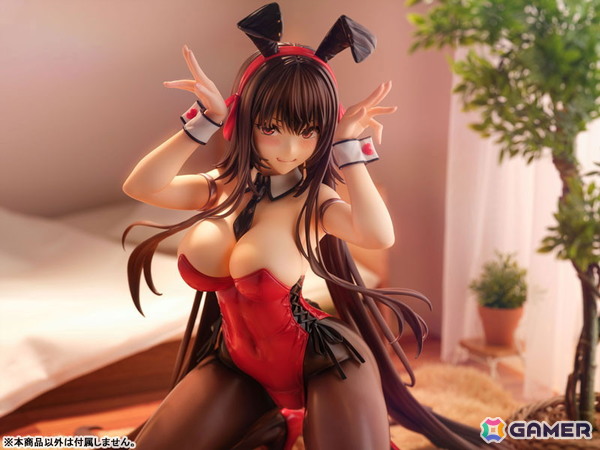 「アマカノ2＋」よりバニースーツ姿の黒姫結灯が1/4スケールで立体化！しなやかなボディラインや艷やかなスーツの質感に注目の画像