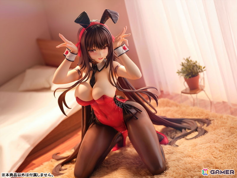 「アマカノ2＋」よりバニースーツ姿の黒姫結灯が1/4スケールで立体化！しなやかなボディラインや艷やかなスーツの質感に注目の画像