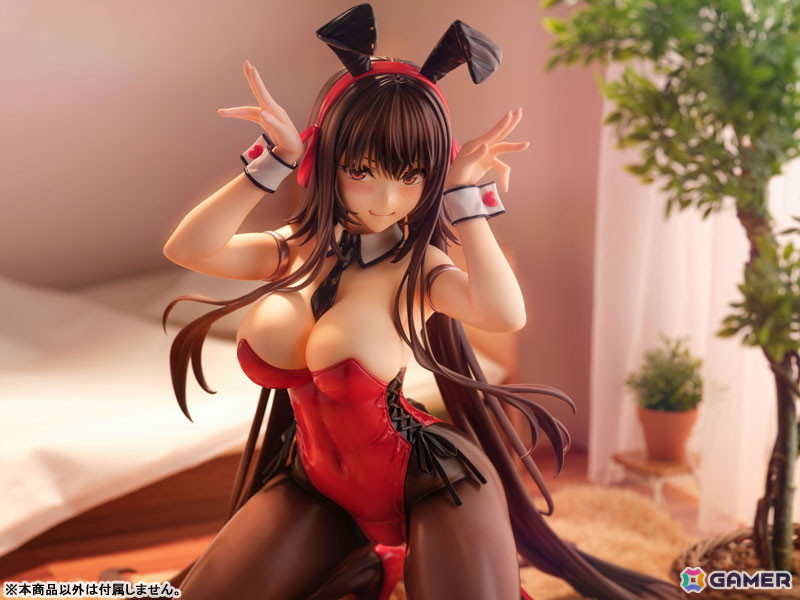 「アマカノ2＋」よりバニースーツ姿の黒姫結灯が1/4スケールで立体化！しなやかなボディラインや艷やかなスーツの質感に注目の画像6