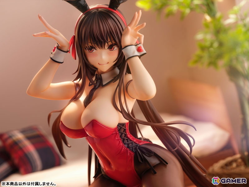 「アマカノ2＋」よりバニースーツ姿の黒姫結灯が1/4スケールで立体化！しなやかなボディラインや艷やかなスーツの質感に注目の画像7