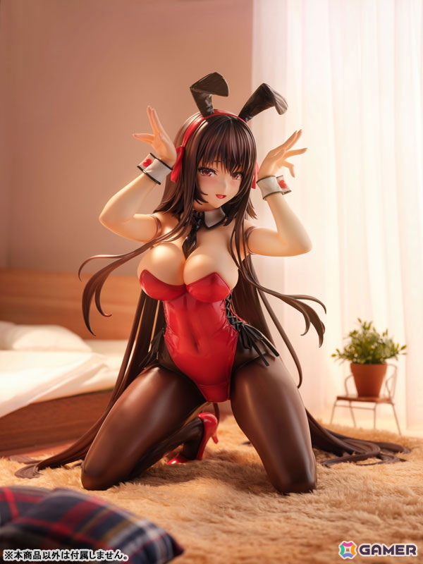 「アマカノ2＋」よりバニースーツ姿の黒姫結灯が1/4スケールで立体化！しなやかなボディラインや艷やかなスーツの質感に注目の画像9