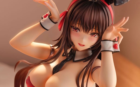 「アマカノ2＋」よりバニースーツ姿の黒姫結灯が1/4スケールで立体化！しなやかなボディラインや艷やかなスーツの質感に注目