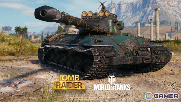 「World ofTanks」にララ・クロフトとデューク ニューケムが参戦！コラボ・バトルパス「ヒーローの軌跡」が登場の画像