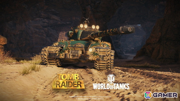 「World ofTanks」にララ・クロフトとデューク ニューケムが参戦！コラボ・バトルパス「ヒーローの軌跡」が登場の画像