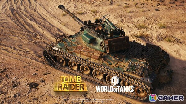 「World ofTanks」にララ・クロフトとデューク ニューケムが参戦！コラボ・バトルパス「ヒーローの軌跡」が登場の画像
