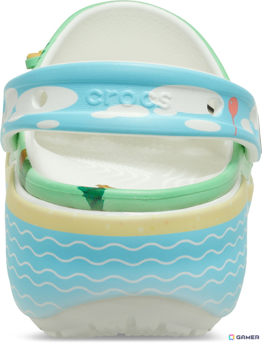 クロックスと「どうぶつの森」が初コラボ！無人島をイメージしたクロッグやたぬきち、とたけけのジビッツチャームなどが登場の画像4