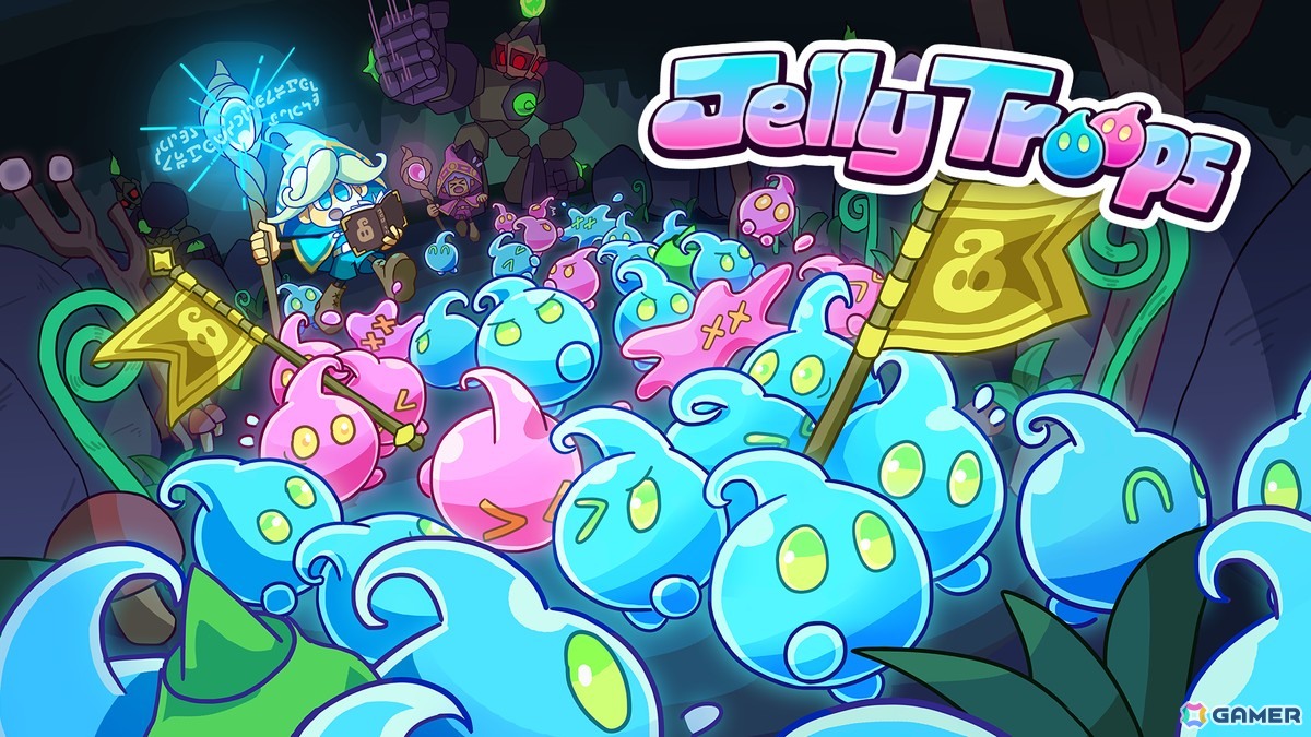 ぷにぷにスライムを導いて旗を取れ!「Jelly Troops」の配信日がSwitch/Steamで9月18日に決定の画像