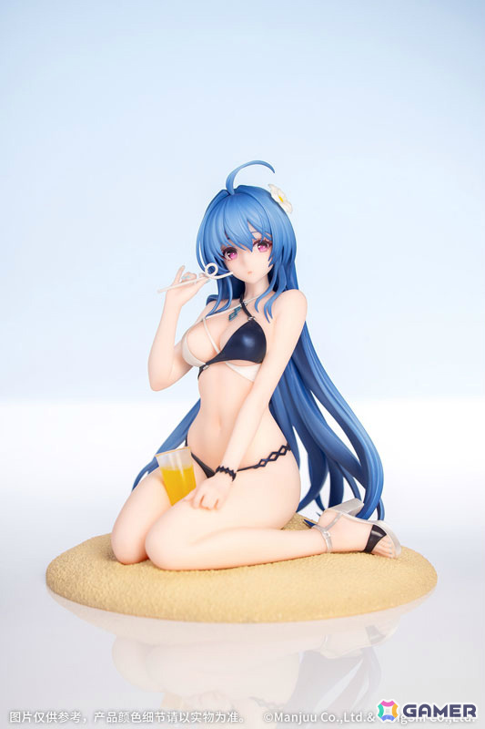 「アズレン」ヘレナが着せ替え“光輝のトライアングルウェーブ”の姿で立体化!パールの質感艶めく水着が繊細なスタイルを引き立てるの画像