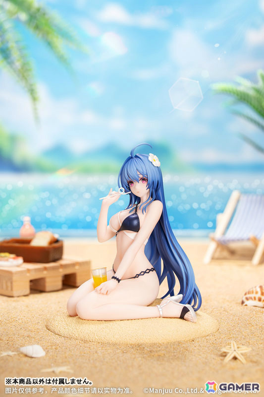 「アズレン」ヘレナが着せ替え“光輝のトライアングルウェーブ”の姿で立体化!パールの質感艶めく水着が繊細なスタイルを引き立てるの画像
