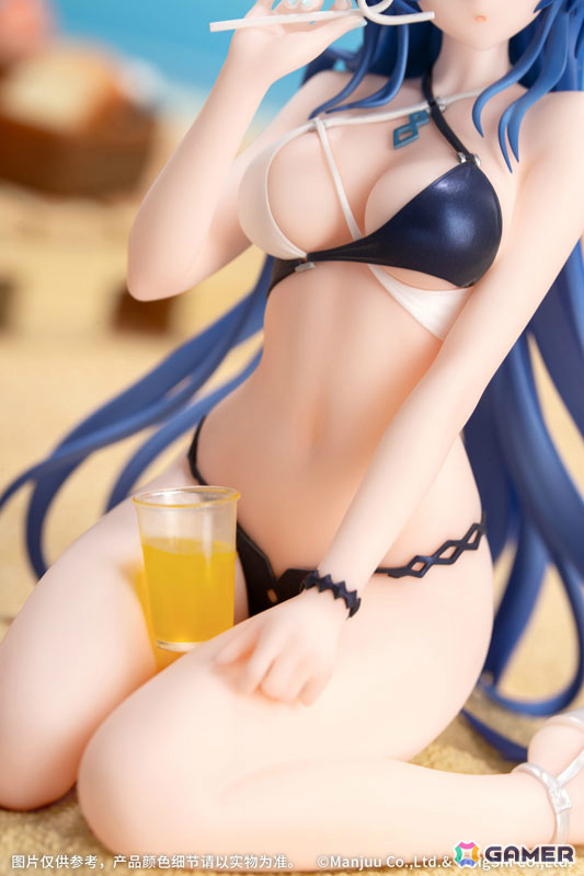 「アズレン」ヘレナが着せ替え“光輝のトライアングルウェーブ”の姿で立体化!パールの質感艶めく水着が繊細なスタイルを引き立てるの画像