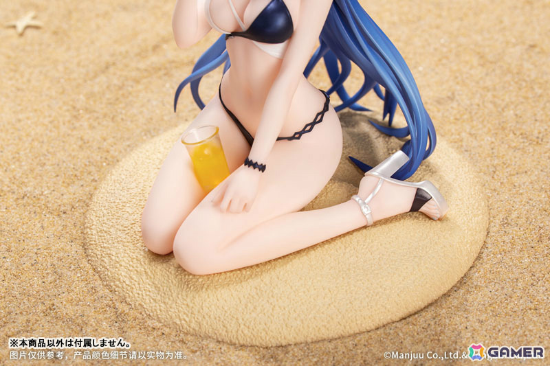 「アズレン」ヘレナが着せ替え“光輝のトライアングルウェーブ”の姿で立体化!パールの質感艶めく水着が繊細なスタイルを引き立てるの画像