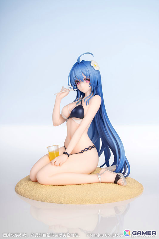 「アズレン」ヘレナが着せ替え“光輝のトライアングルウェーブ”の姿で立体化!パールの質感艶めく水着が繊細なスタイルを引き立てるの画像