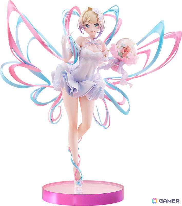 「NEEDY GIRL OVERDOSE」超絶最かわてんしちゃん」が「ニディガ展2」でお披露目したパーティドレス姿のフィギュアで登場！の画像