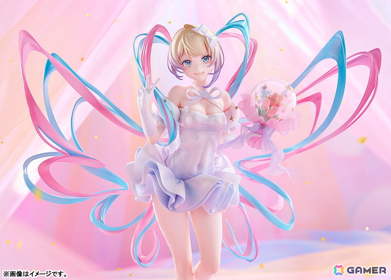 「NEEDY GIRL OVERDOSE」超絶最かわてんしちゃん」が「ニディガ展2」でお披露目したパーティドレス姿のフィギュアで登場！の画像