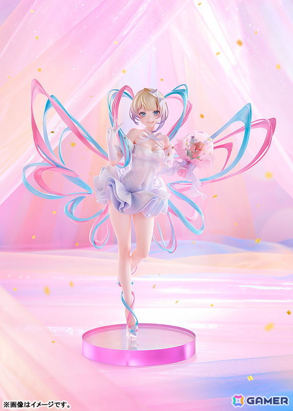 「NEEDY GIRL OVERDOSE」超絶最かわてんしちゃん」が「ニディガ展2」でお披露目したパーティドレス姿のフィギュアで登場！の画像