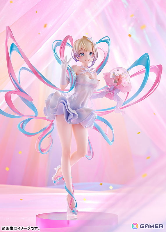 「NEEDY GIRL OVERDOSE」超絶最かわてんしちゃん」が「ニディガ展2」でお披露目したパーティドレス姿のフィギュアで登場！の画像