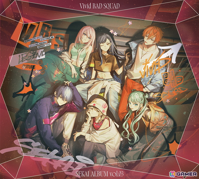 「プロセカ」より「Vivid BAD SQUAD SEKAI ALBUM vol.3」が発売！「恋は戦争」や「酔いどれ知らず」など全12曲を収録の画像2