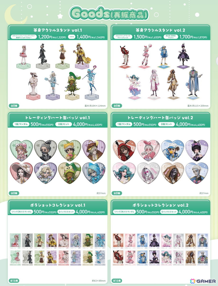 「第五人格×サンリオキャラクターズ」 × Chugai Grace Cafe コラボカフェが渋谷・大阪で開催中！グッズ付きのコラボメニューが登場の画像