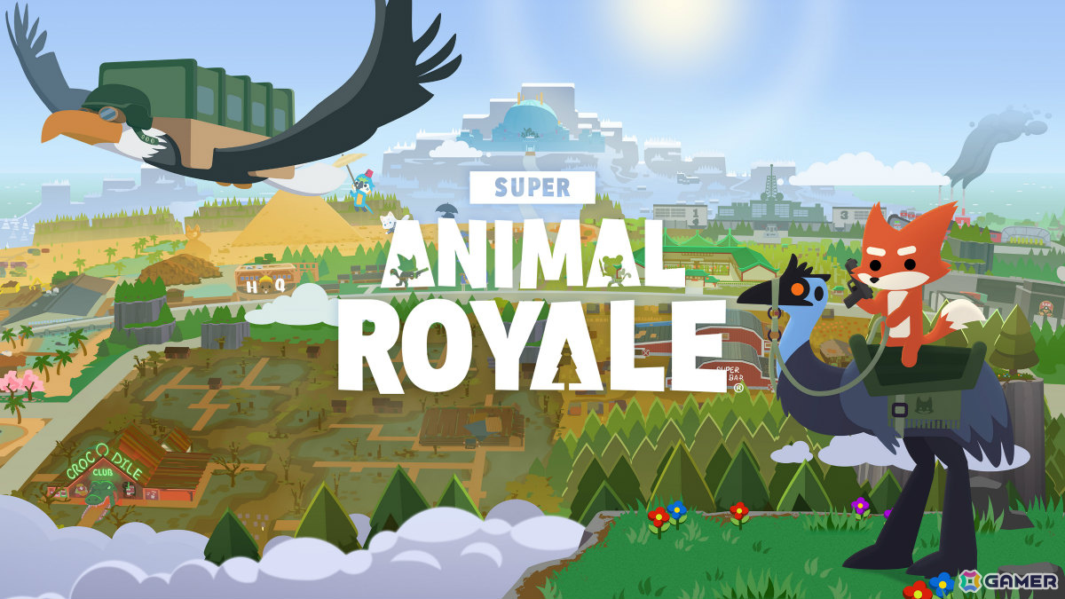 64“匹”のプレイヤーで競う弱食強食バトルロイヤル「Super Animal Royale」コンソール版が2025年末にリリース！の画像