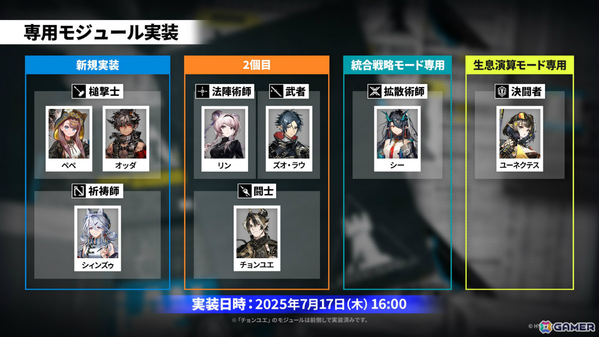 「アークナイツ」ユー(CV:大谷育江)、熾炎ブレイズなどが7月17日に登場!医療部紹介ガイダンスブックや豊島園 庭の湯とのコラボなどゲーム外情報も発表にの画像